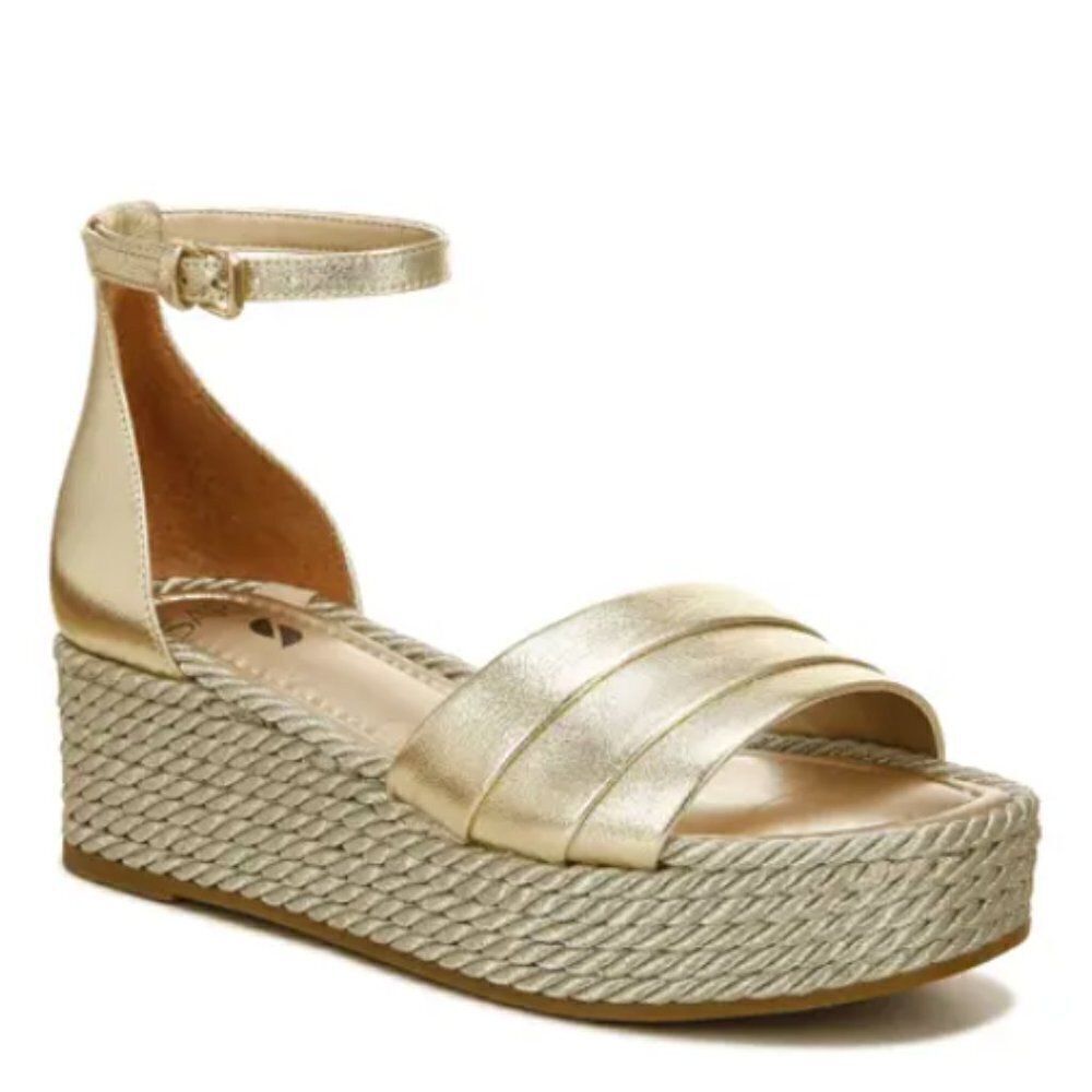 Franco Sarto A-Via Espadrille Platform Wedge Sandal